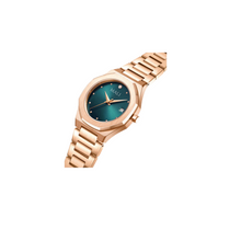 Load image into Gallery viewer, Rina - Rose Gold Royal Green
