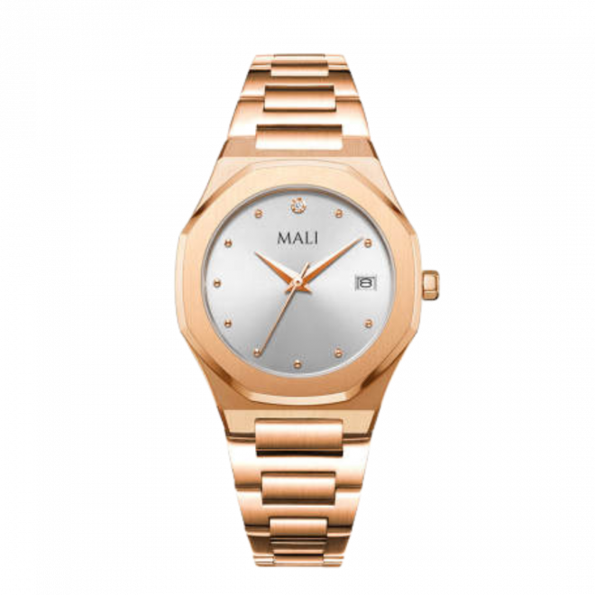 Rina - Rose Gold White